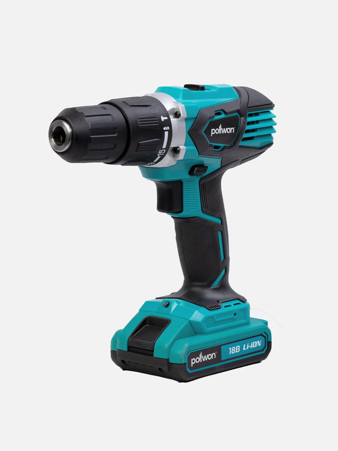Шуруповерт аккумуляторный Pollwon (PW100-18-1, 18 В)