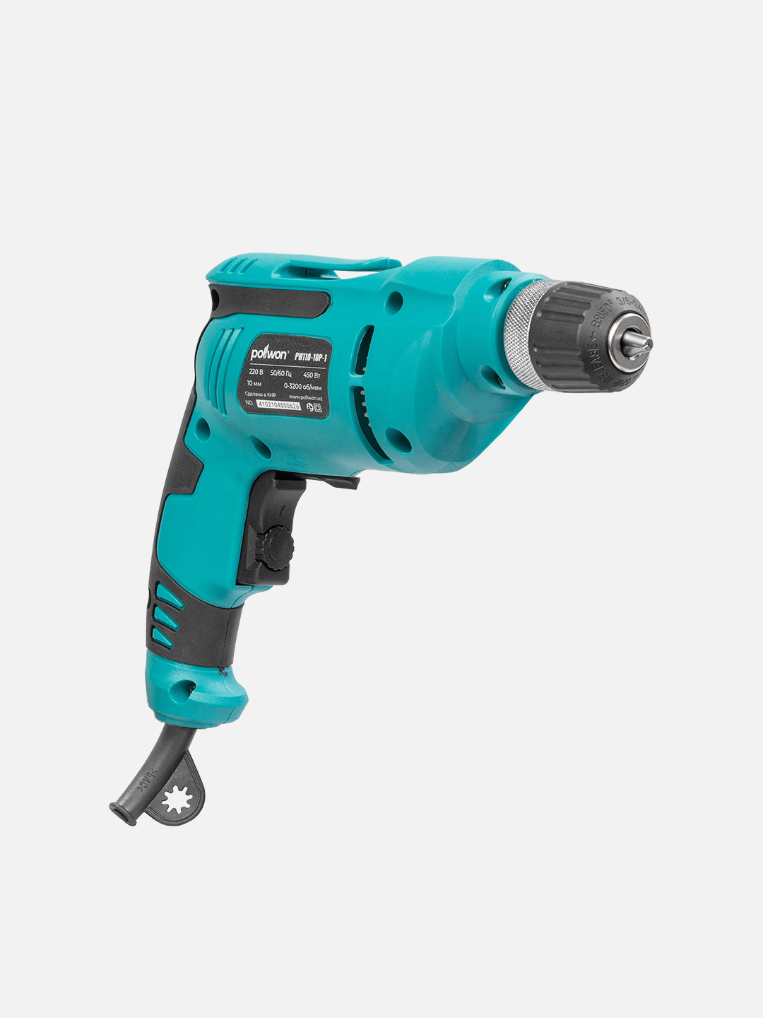 Дрель электрическая Pollwon (PW110-10P-1, 450 Вт)