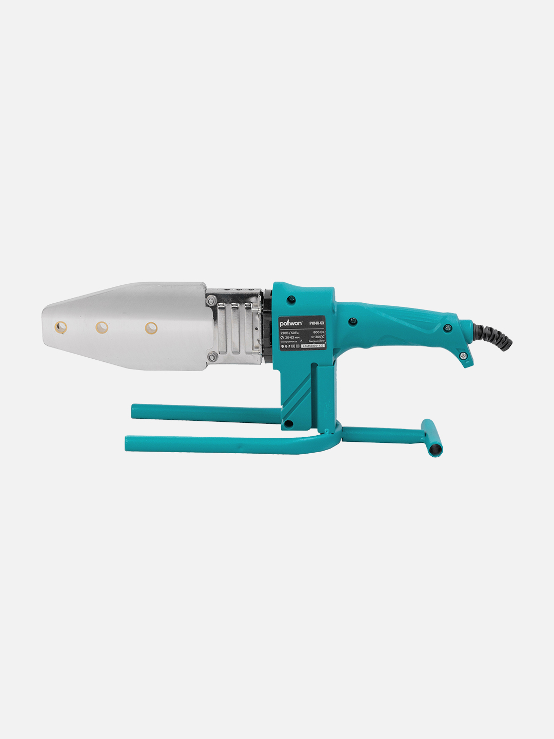 Паяльник для пластиковых труб Pollwon (PW148-63, 800 Вт)