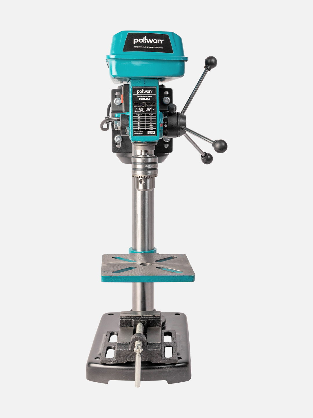 Сверлильный станок (стационарный) Pollwon (PW132-16-1, 500 Вт)