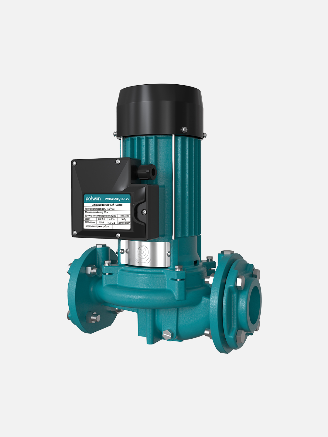 Насосы Циркуляционны Pollwon (PW164-SN40/18-750 (750Вт)