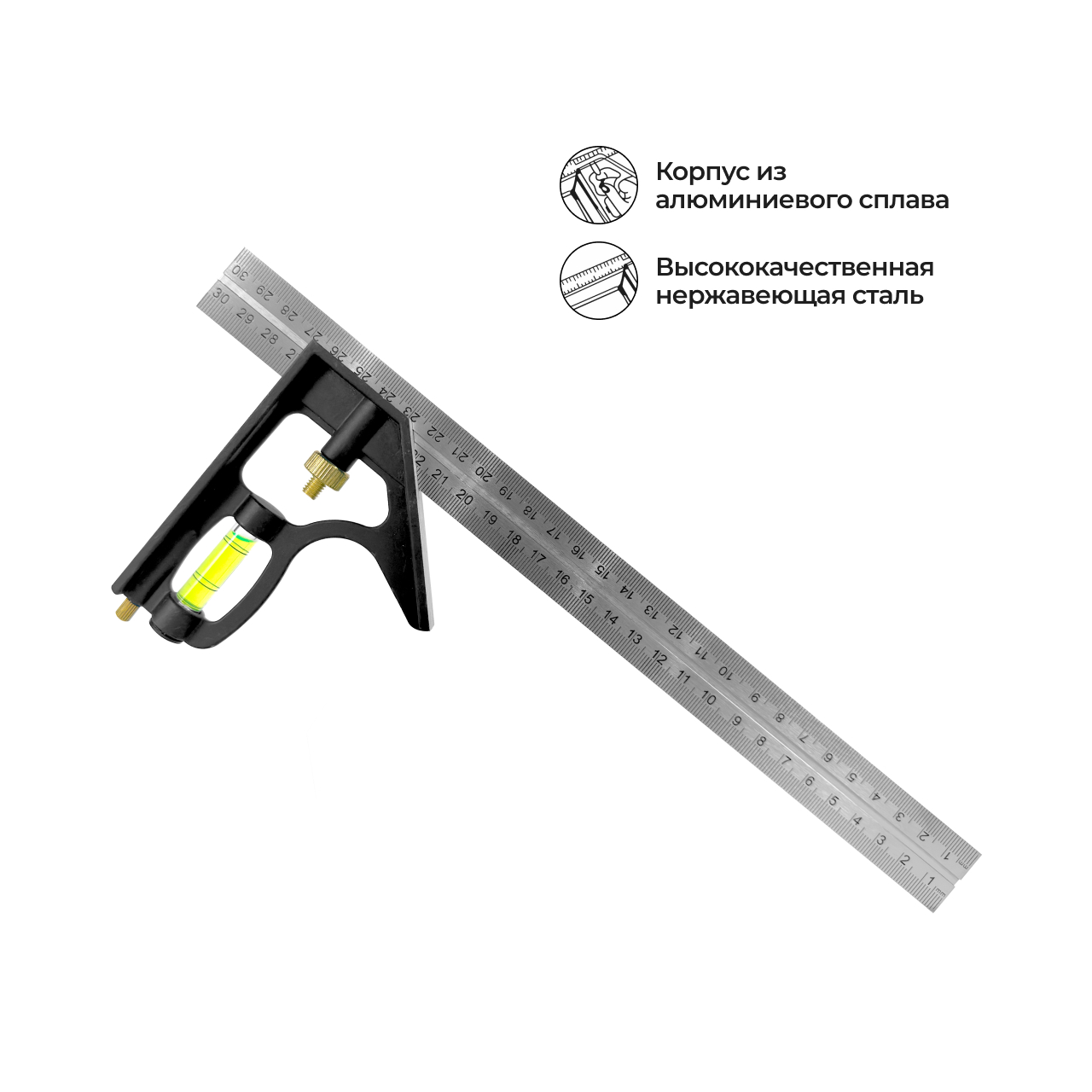 Линейка угольная EKU-U300