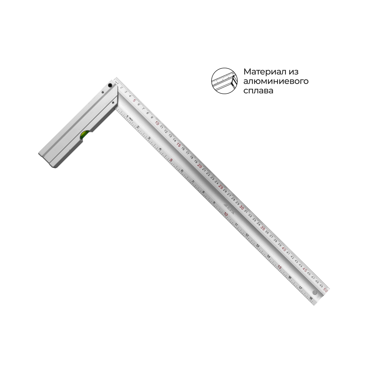 Линейка угольная EKU-500 (500мм)