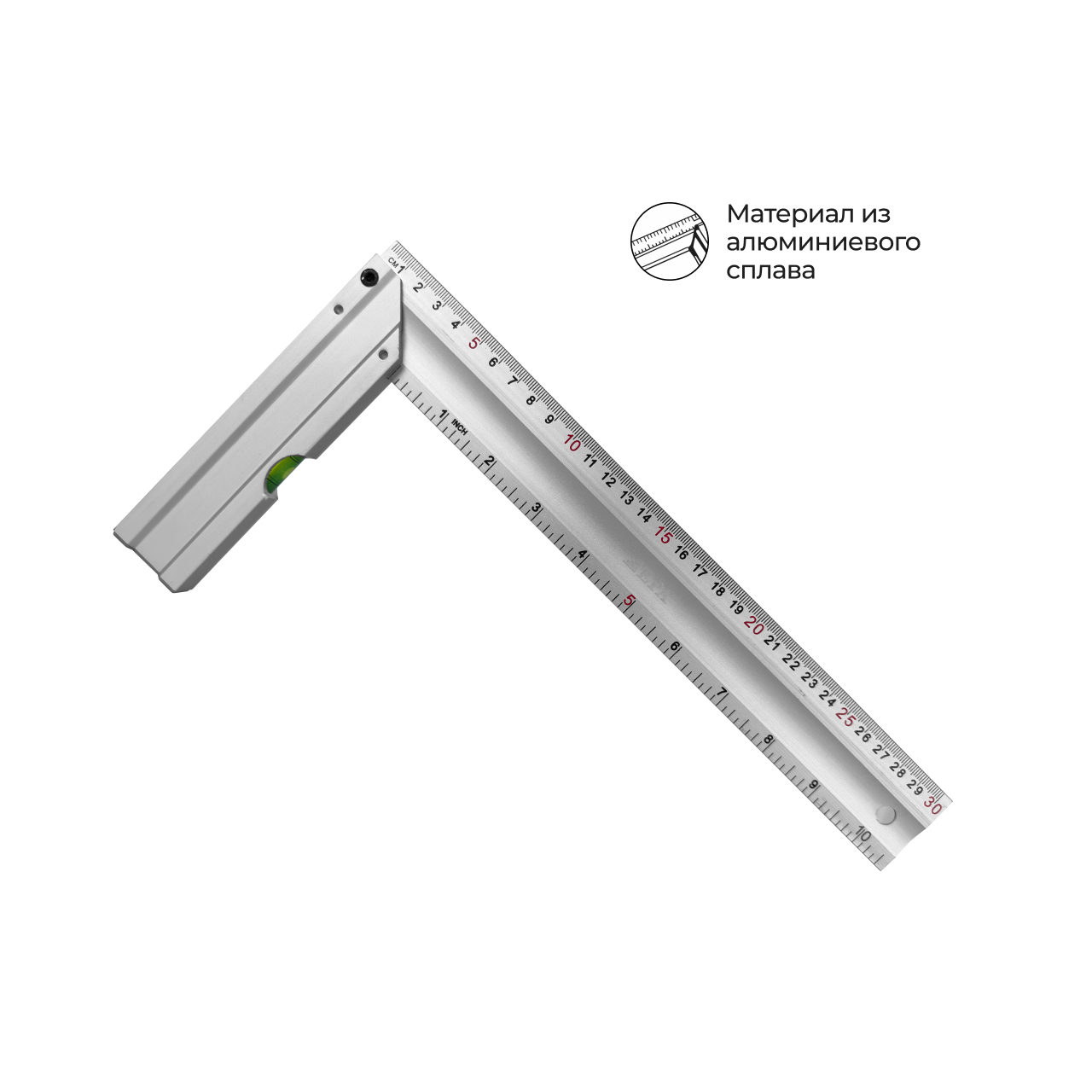 Линейка угольная EKU-300 (300мм)