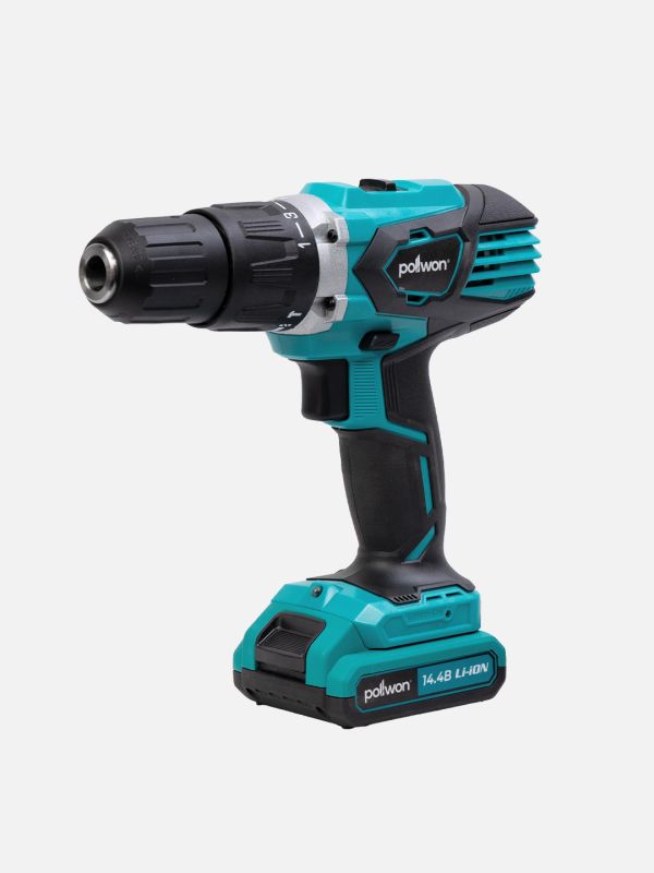 Шуруповерт аккумуляторный Pollwon (PW100-14.4-1, 14 В)